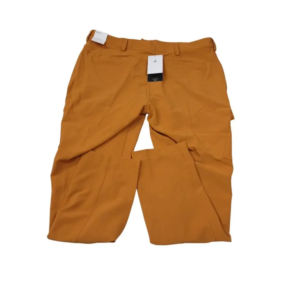 Nike Jordan Golf Trouser Mens Sz 38x32 Slim Fit Desert Ochre/Black DZ0542-754